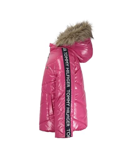 Tommy Hilfiger Girl's Chevron Puffer (Big Kids)2