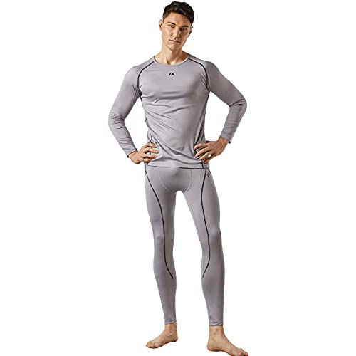 FITEXTREME MAXHEAT Mens Thermal Underwear Long Johns Set with Fleece Lined