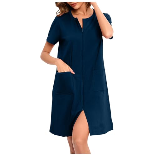 MODSGUE Peignoir de bain Robe de chambre Femmes Grandes tailles Éponge fine Long Peignoir léger...