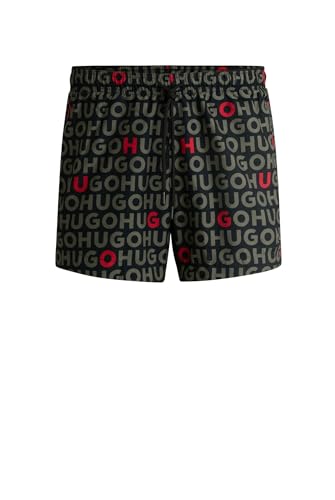 HUGO Herren Tortuga Badeshorts mit durchgehendem Innenfutter und...