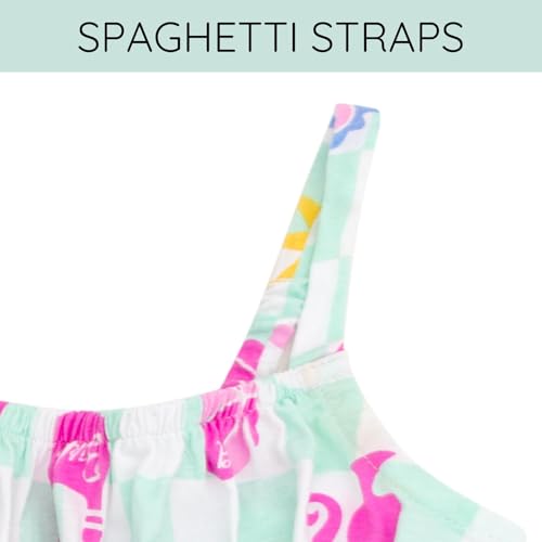 Barbie Girls Square Neck Cami Dress Toddler to Big Kid Sizes (4T - 14-16)3