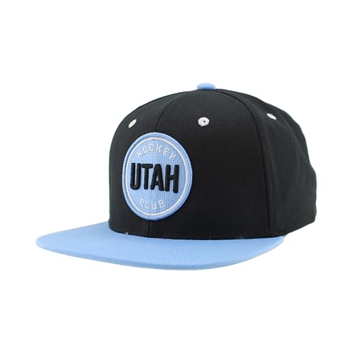 Utah Hockey Club NHL Officially Licensed Adjustable Snapback Hat Flat Bill Z11 Icon Two Color