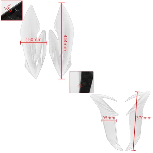 Carénage d'injection ABS de qualité supérieure pour radiateur GSX-S750