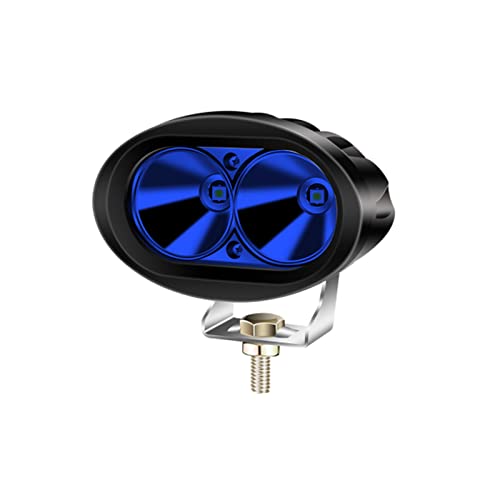 YnGia Luz LED para carretilla elevadora, 20W, luz azul de seguridad, 1 luz de advertencia de seguridad de almacén, 12-80 V para tractor, camión todoterreno, luz de trabajo LED de alta resistencia Cover