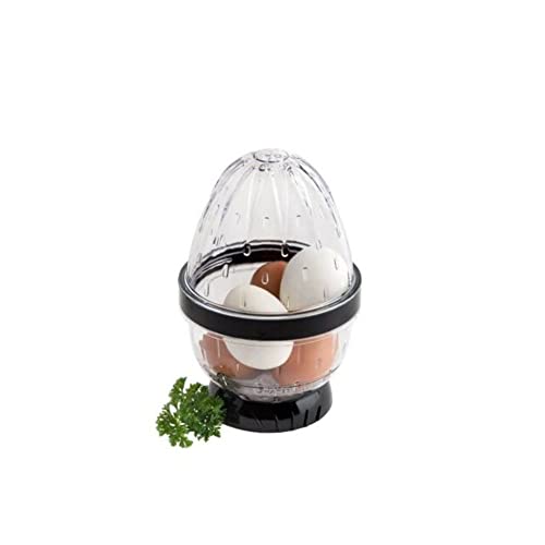 EZ EGGS Hard Boiled Egg Peeler, 3 Egg Capacity â€“ Handheld Specialty Kitchen Tool Peels Egg Shells in Seconds (As Seen on TV)