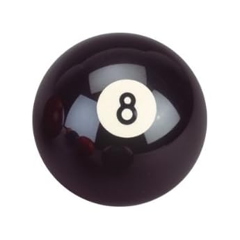 Premiergames Billiard Ball No. 8 Inches Black 57.2 mm