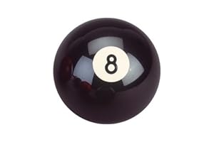 Premiergames Billardkugel Nr. 8" schwarz, 57, 2mm