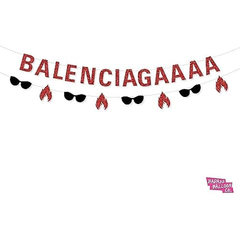BADASS BALLOON CO Halloween Party Banner (BALENCIAGAAAA) Cover