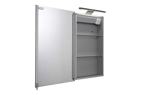 Croydex Madison Single Door Illuminated Cabinet with LED Lighting Bar and Hang N Lock Fitting System Croydex Madison Single Door Illuminated Cabinet with LED Lighting Bar and Hang N Lock Fitting System