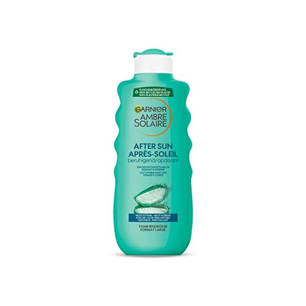 Garnier After Sun Lotion, Kühlende und beruhigende Bodylotion mit Aloe Vera, Ambre Solaire After Sun Beruhigende…