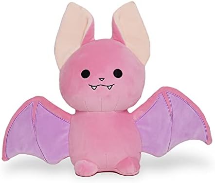 Avocatt Pink Bat Stuffed Plush - 10 Inches Stuffed Bat Plushie - Plushy and Squishy Toy Goth Stuffed Animal - Cute Toy Gift for Boys and Girls