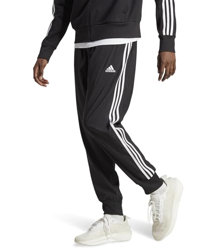 adidas Men's Aeroready Essentials Woven 3-Stripes Cuffed Pants