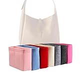 Xoppia - Organizador de bolsas compatible con YSL Le 5 À 7 Soft Hobo (pequeño). Inserto de bolsa de fieltro para bolso de mano, forro de bolsa para mujer (marrón, estilo A)
