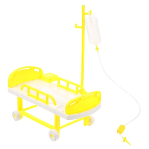 JOINPAYA 1set Giocattolo Casa Di Gioco Medico Con Lettino e Infusione Per Giocattolo Imitazione Per Pretendere Dottori Gioco Educativo e Creativo