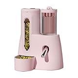 Hamster Water Bottle & Food Bowl Combo 3oz/100mL - Leak-Proof Dual Chamber...