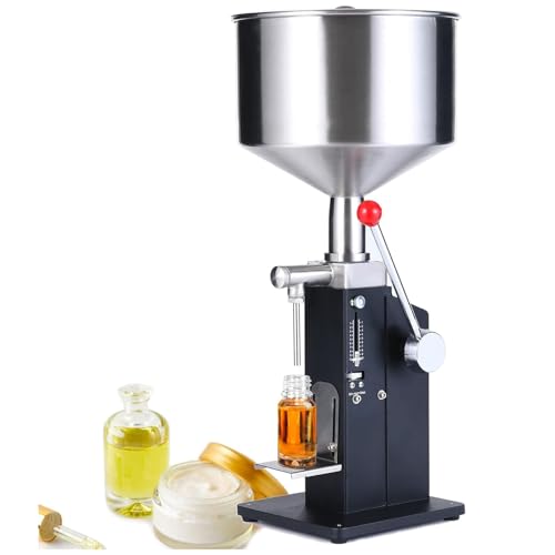 Riempitrice manuale per liquidi, pompa a siringa da 10-100 ml per fiale e bottiglie, ugello antigoccia in acciaio inossidabile, ideale per laboratorio, birra fatta in casa, cosmetici, profumi, olio