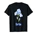 Iris Flower Women's or Girls Classic Floral T-Shirt