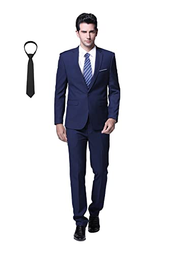 Cloudstyle Anzug Herren Slim Fit 2 Teilig Krawatte Anzüge Business...