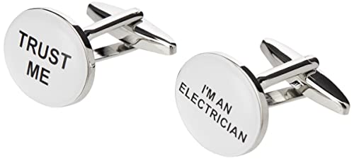 Mancuernillas para hombre RGT Trust Me I Am an Electrician miniatura 1