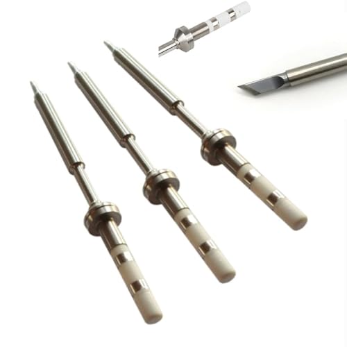 Image of TS100 Soldering Iron TipPortable Outdoor Soldering Iron Kit Mini Digital Soldering Iron Replacement for TS100 Soldering Iron (7pcs set)