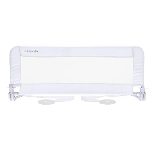 Dreambaby Phoenix Toddler Bed Guard - Foldable & Travel Safety Rail - Suitable for Single Double and King Size Mattress - Measures 110cm Wide x 45.5cm Tall