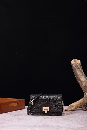 Image of Makcr Joacbv Small Crocodile Crossbody Cell Phone Purse for women Vegan Leather Clutch Wallet with Leather Shoulder Strap | Small