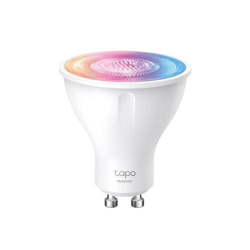 TP-Link Tapo smart WLAN light bulb GU10 Tapo L630, save energy, 3.7 W corresponds to 50 W, multi-color dimmable Alexa smart lamp, smart home Alexa accessories, 16 million colors