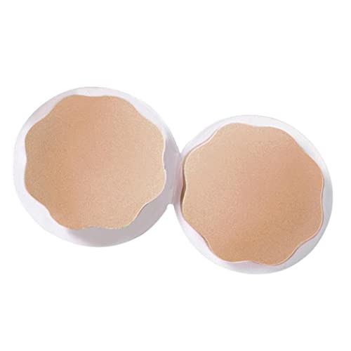 Preisvergleich Produktbild chiwanji Nippelcover Brustwarzenabdeckung selbstklebend Einlagen Nippelpads Wiederverwendbare Nippel Cover für Neckholder, Badeanzug, Bikini - Haut, 8,5 cm