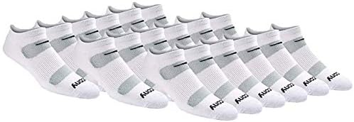 Saucony Mens Multi-pack Mesh Ventilating Comfort Fit Performance No-show Socks Socks (pack of 18)