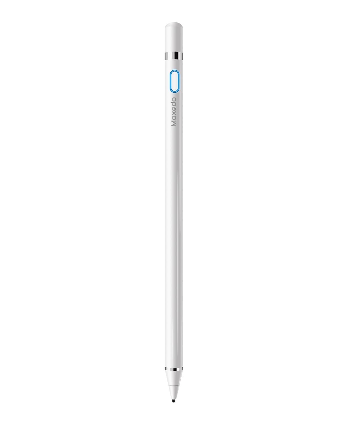 MoxedoTouch Pixel Pen Universal Active Stylus Pen Capacitive Rechargeable Compatible for iPad/Pro/Air/Mini/iPhone/Samsung/Lenovo/IOS/Android and other Smartphone Device (White)