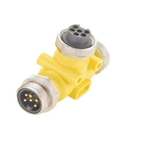 Divisor de potencia conector en T de 6 pines UNF 7/8-16 industrial PCM-S-0414