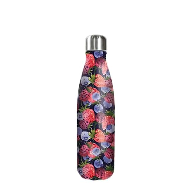 Stainless Steel Water Bottle -17 Fl Oz - Double Wall Vacuum Insulated Containers - Keeps Drinks Cold for 24 Hours and Hot for 12 - Leak Proof - BPA Free (Banana)