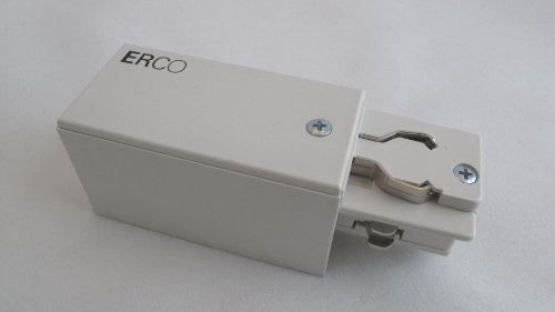 Preisvergleich Produktbild ERCO 79300 Einspeisung für 3 Phasen Stromschiene Weiss Schutzleiter Rechts