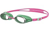 Speedo Unisex-Youth Hydropure Junior Schwimmbrillen, Pink/Grün/Clear, Talla única