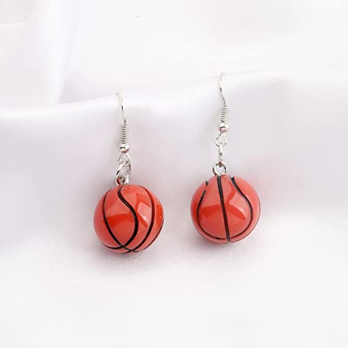 BNQL Basketball Dangle Earrings - Basketball Hoop Jewelry Gifts for Lovers & Fans3