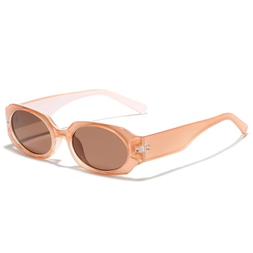 Lunettes de soleil rectangulaires en gelée avec filtres de nuances rétro