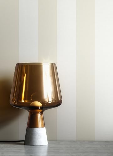 Newroom Tapete Beige Vlies Streifen - Modern Landhaus Linien für Wohnzimmer Schlafzimmer Küche