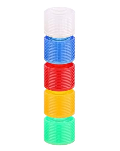 Luces de alarma de pila con tecnología LED fija y estructura compacta negra de 50mm