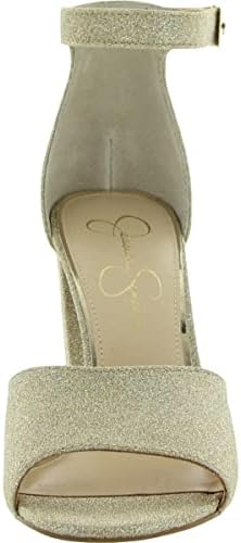 Jessica Simpson Women's Sherron Heeled Sandal, Champagne, 7.5 Medium US | Image 3