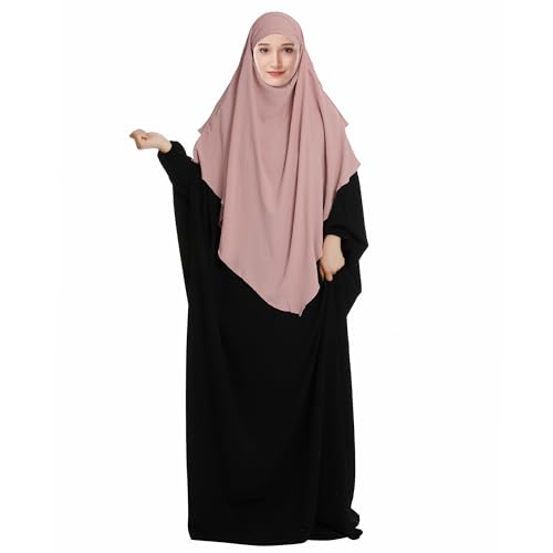 Muslim Women Prayer Hijab 1PC Long Khimar Niqab Islamic Prayer Garment Scarf Wrap Ramadan Eid Hijab for Women