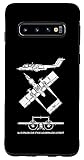 Einfache Installation Hülle für Galaxy S10 OV-10 Bronco American Plane Cutout Silhouette