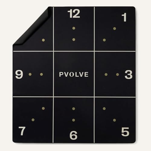 Pvolve Precision Mat - Home Workout Equipment 4.6 x 4 x 2.2mm Rubber Mat for Home Gym Cardio Fitness Designed To Be Used with The Pvolve Functional Fitness Method