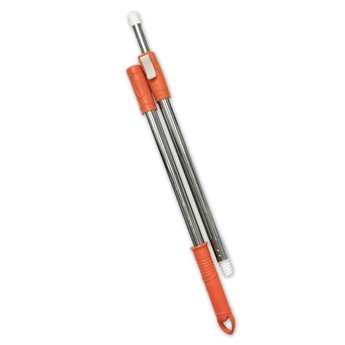 Chakaachak Spin/Bucket Mop Rod with Extendable Handle Without Head and Refill, Made with Stainless steel Orange |Mop Stick for household floor cleaning| (B0D45N3TSL) Amazon Price History, Amazon Price Tracker