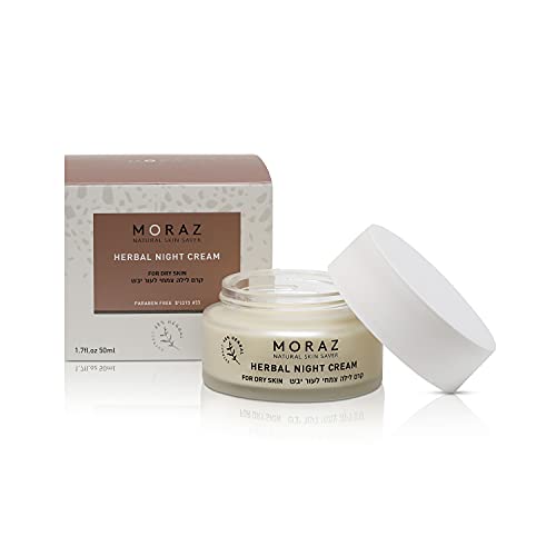 Moraz Night Cream for Dry Skin with Herbal, Anti Aging Face Night Cream For Women and Men with Natural Collagen Cream for Face and Body Vitamin E Cream, 1.7 FL.OZ