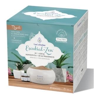 EsentialAroms Umidificatore Esential Zen 250 ml + 3 sinergie, Nero, Standard