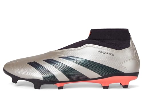 Image of adidas League Laceless Firm Ground Soccer Cleats - Red, White