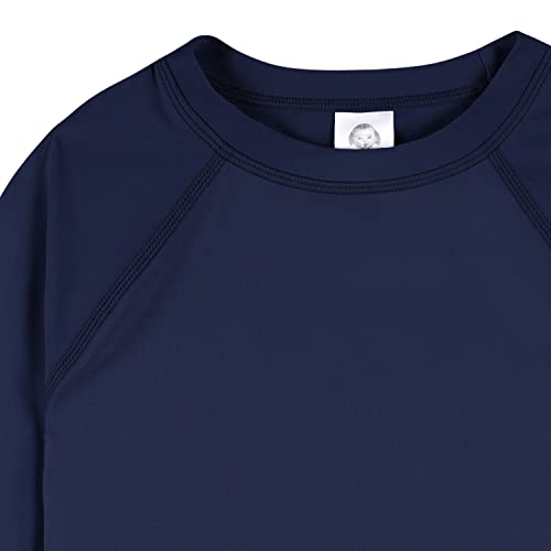 Image of Gerber Baby & Toddler Boys & Girls UPF 50+ Long Sleeve Rashguard Swim Shirt