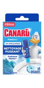 Canard WC Fresh disc marine - L'applicateur et la recharge