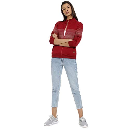 Image of PINACOLADA Women Stylish Striped Casual Jacket(AWZ19 JKHNZP02 W PLN MACR AZ XL)