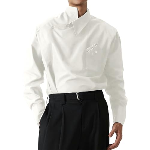 Chemises longues homme coupe ajustée et finitions d'affaires